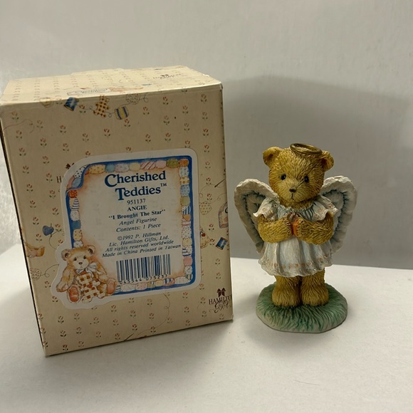 Cherished Teddies Angie I Brought The Star Figure w/ box CT1 - Picture 1 of 4